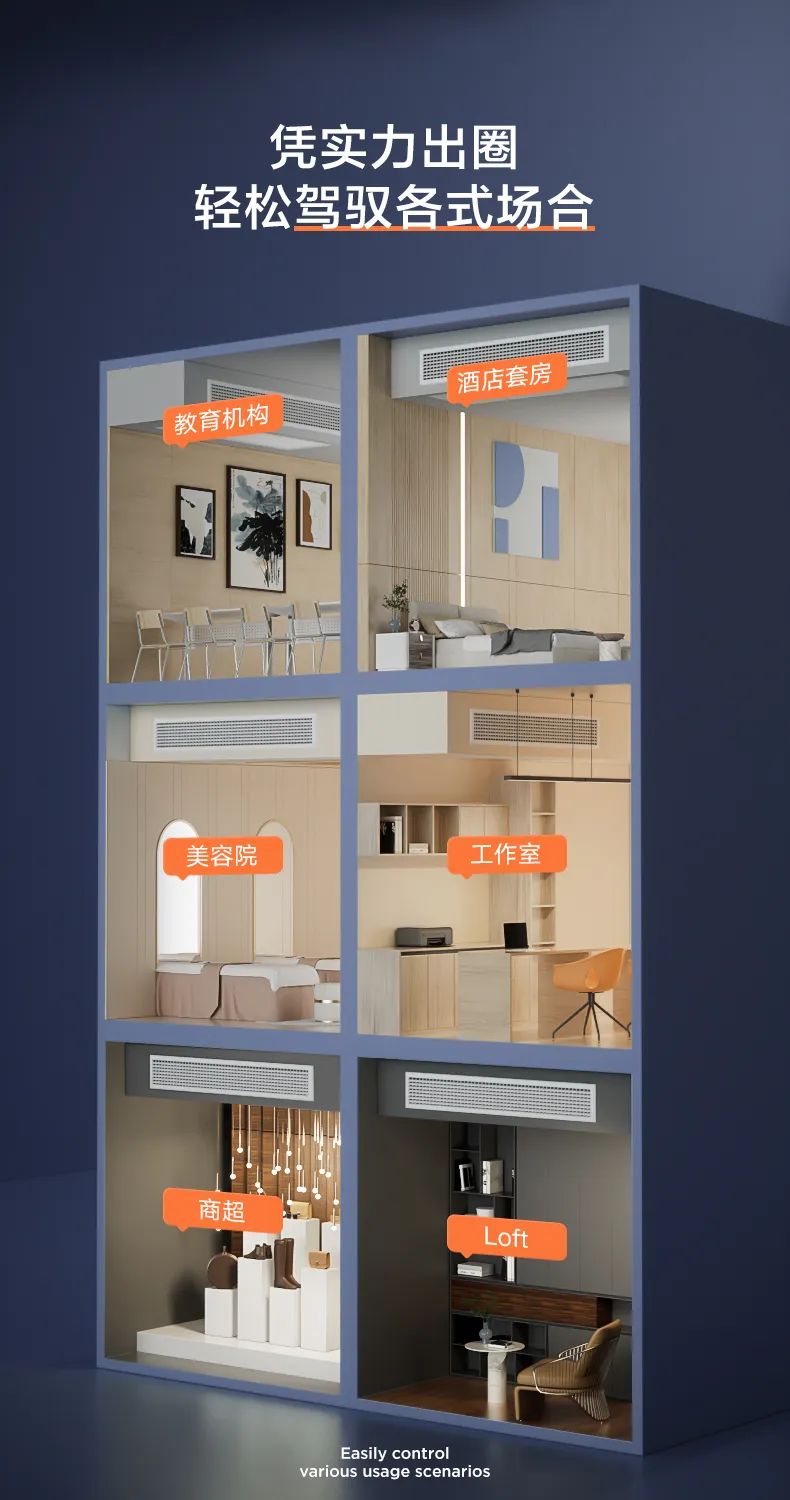 美的 家用中央空調(diào)風(fēng)管機(jī)頤想3代