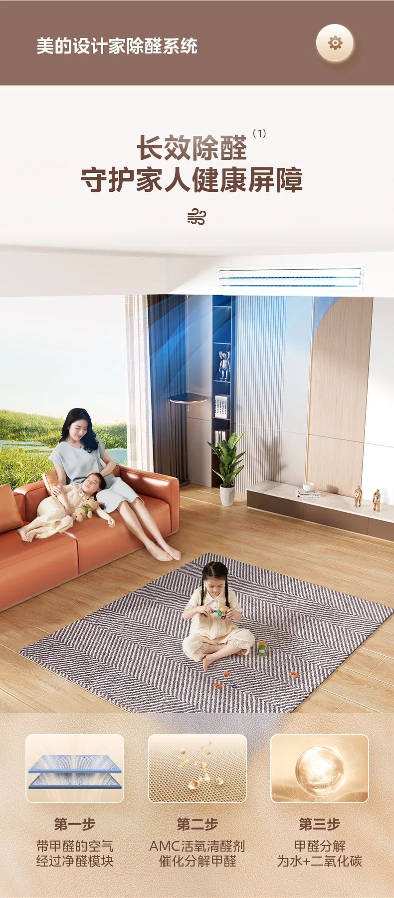 美的 家用中央空調(diào)風管機設計家