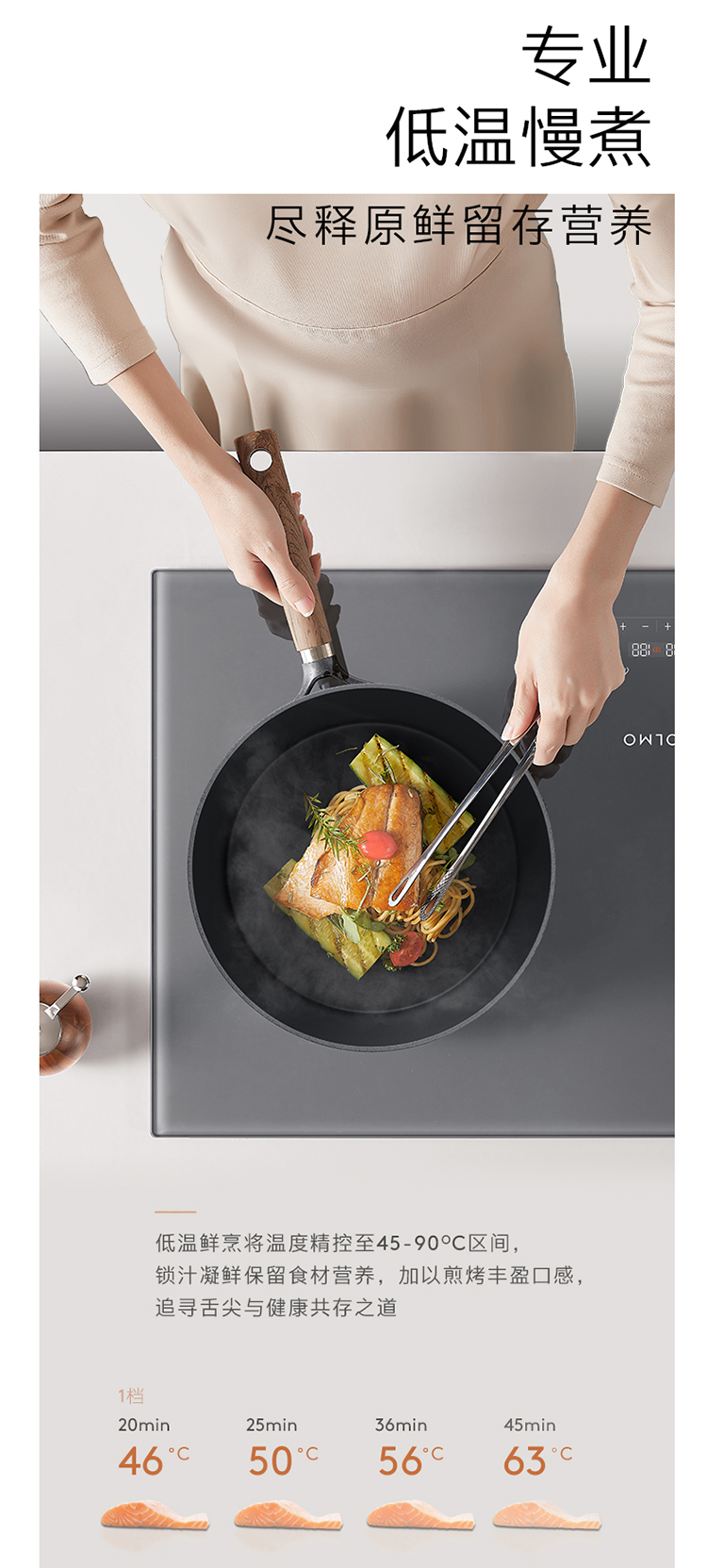 COLMO 嵌入式燃?xì)庠?月巖灰-雙邊定時(shí) JZT-CYT52-A1