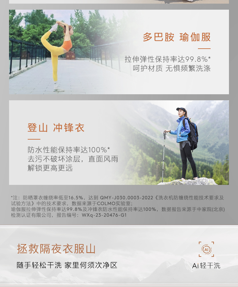 COLMO 滾筒洗干一體機(jī) 星澤灰 CDU12-A11