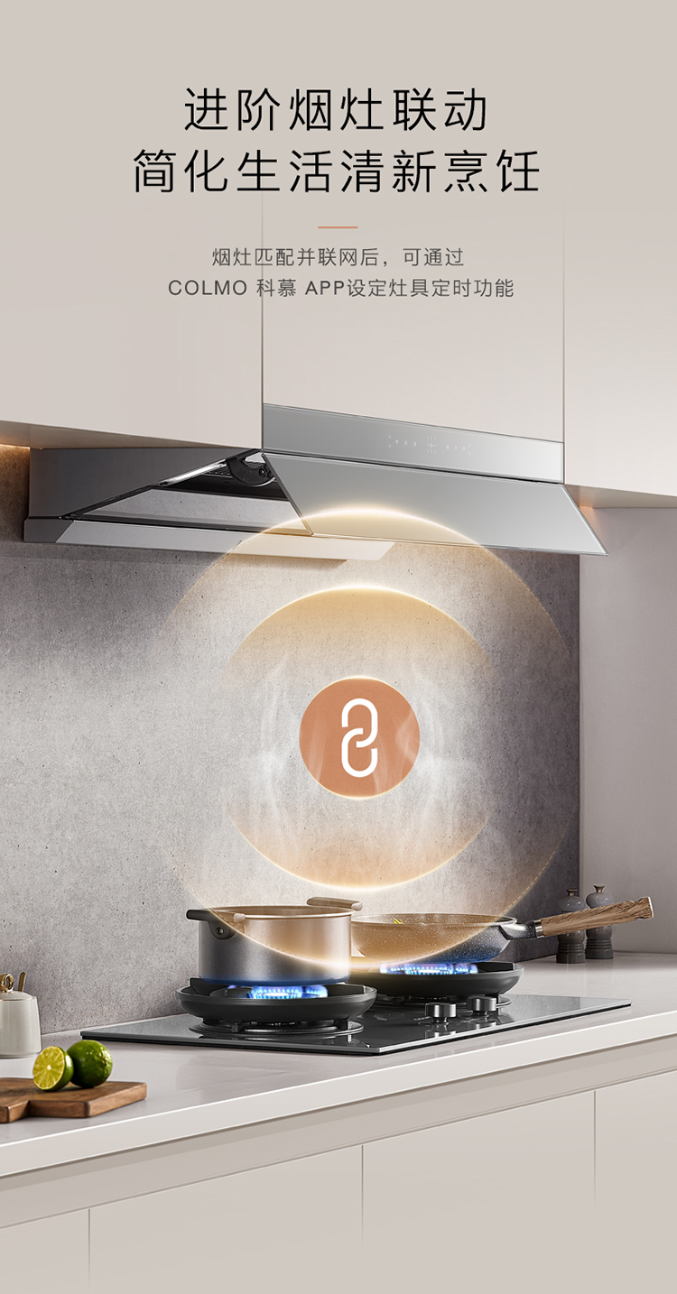 COLMO 嵌入式燃?xì)庠?月巖灰-雙邊定時(shí) JZT-CYT52-A1