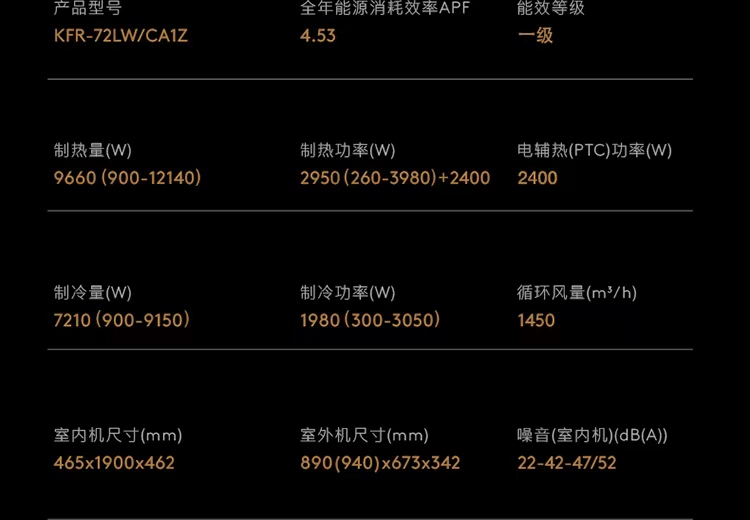 COLMO 智能變頻柜機套機 月巖灰 KFR-72LWCA1Z