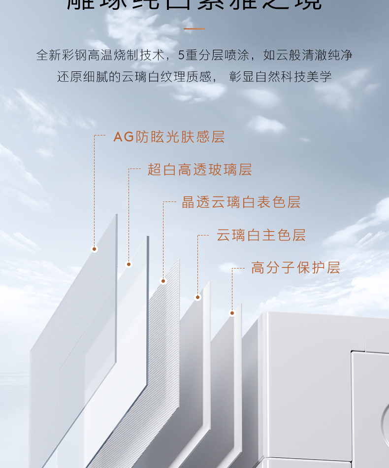 COLMO 滾筒洗衣機 云璃白 CLGUT10WEL