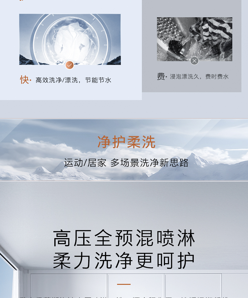 COLMO 滾筒洗衣機 云璃白 CLGUT10WEL